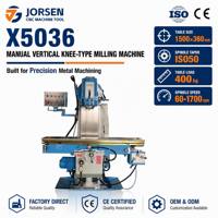 Meilleur prix pour la fraiseuse verticale X5036, fraiseuse universelle X5036b pour le travail des métaux