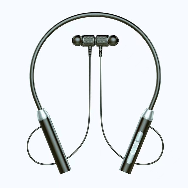 Wireless Headphones Blue Tooth 5.0 Neckband Earphones Silicone Hifi 9D Stereo Sports Headset Halter Waterproof Magnetic Earbuds