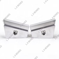 Boîte de rangement sous plateau en aluminium incliné pour pick-up, avec serrure à poignée en T, étanche, pour Hilux, Ranger, Isuzu (Australie)
