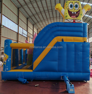 Precio de fábrica, puente inflable, castillo <span class=keywords><strong>hinchable</strong></span>, <span class=keywords><strong>Bob</strong></span> <span class=keywords><strong>Esponja</strong></span>, alquiler comercial a la venta - Product Image 5