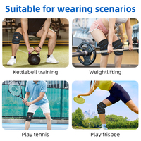 Genouillères articulées épaisses antidérapantes en néoprène et spandex pour le basketball, le tennis, le volleyball et la gym – Protection professionnelle et stabilisatrice