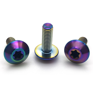 Minish Cap 4 Boulons M5x25 Mm En Titane Ti Or - Tête Hexagonale Pour