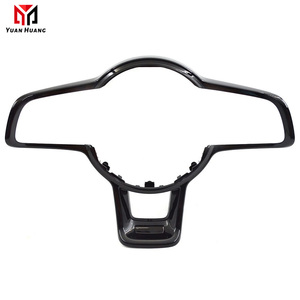 Modificación de coche Piano negro volante Marco embellecedor versión volante botón Marco para VW Golf MK7/MK7.5 <span class=keywords><strong>GTIR</strong></span> - Product Image 1