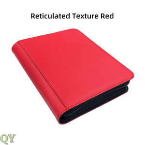 QY Waterproof PU 4 Pocket <b>Card</b> <b>Binder</b> 128 Slot Collection Album with Removable Sleeves Portable <b>Card</b> Holder - Product Image 4