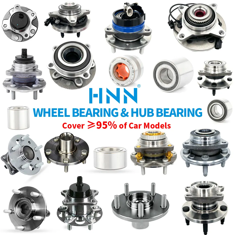 HNN Auto Parts Wheel Hub Bearing Front Rear Auto Bearing for Toyota Honda Mitsubishi Hyundai Kia BMW Audi Ford Dodge Cherokee