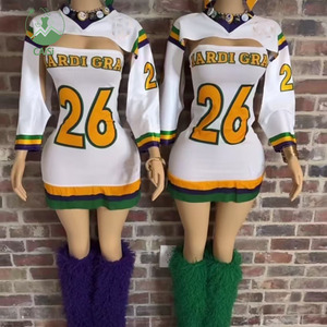 Mini Abito da Donna con Stampa a Caldo, Vestito Corto alla Moda a Maniche Lunghe per Ragazze, <span class=keywords><strong>Abbigliamento</strong></span> Femminile per Autunno e Primavera - Product Image 1