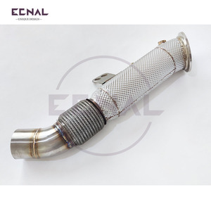 Ecnal pour BMW F22 F23 M240 3.0T 2013-2016, tuyau d'échappement haute performance en acier inoxydable avec bouclier thermique - Product Image 5