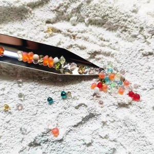 Pinzas de acero inoxidable con punta cónica para herramientas de fabricación de joyas DIY, para recoger cuentas pequeñas y piedras - Product Image 3