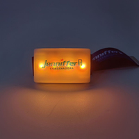 Starshining usine personnalisé nylon réglable DMX télécommande centrale programmable LED bracelet lumineux pour les événements