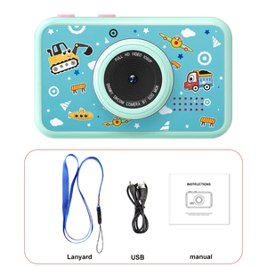 Trẻ Em Máy Ảnh Kỹ Thuật Số HD 1080P 2.4 Inch Màn Hình Trẻ Em Máy Ảnh Đồ Chơi Cho Bé Trai Cô Gái Điện Thoại Đồ Chơi Âm Nhạc Máy Nghe Nhạc Giáng Sinh Món Quà Sinh Nhật - Product Image 1