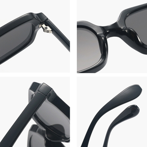 Gafas de Sol de Lujo con Protección UV400, Modernas, Retro 2026, OEM, Negras, Cuadradas - Product Image 4