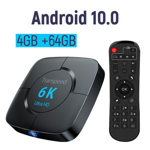 Transpeed <span class=keywords><strong>Android</strong></span> 10.0 <span class=keywords><strong>TV</strong></span> <span class=keywords><strong>Box</strong></span> Trợ Lý Giọng Nói 6K 3D Wifi 2.4G & 5.8G 4GB RAM 64G Media Player Rất Nhanh <span class=keywords><strong>Box</strong></span> Set Top <span class=keywords><strong>Box</strong></span> - Product Image 3