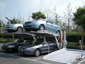 Tabitha TEP606 Mini élévateur de stationnement hydraulique à double empilement à 2 montants pour parkings automobiles, capacité de charge 2300 kg, garantie 5 ans - Product Image 3