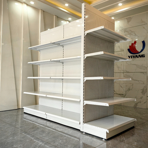 <span class=keywords><strong>Tego</strong></span> tùy chỉnh kim loại EU châu Âu Gondola Kệ hai mặt siêu thị Kệ siêu thị quảng cáo Kệ hiển thị - Product Image 2