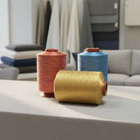 Fil teint en masse WELONG Polyester DTY 150D 288F légèrement SIM, le choix idéal pour le fil chenille, pour des tissus plus confortables