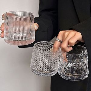 Vaso de Cristal de Diseño Moderno y Simple, Forma Irregular, para Espresso, Americano Helado, Latte, Affogato, Café, Whisky, Reutilizable, Apto para Lavavajillas - Product Image 2
