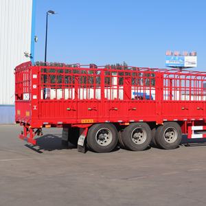 Venta caliente Transporte <span class=keywords><strong>de</strong></span> carga utilitario 40ft 60 Ton 3 Axle Fence Dropside Semi Trailer Precio <span class=keywords><strong>de</strong></span> fábrica - Product Image 6