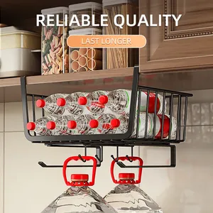 <b>Kitchen</b> Drain <b>Rack</b> Stainless Steel Scouring Pad Storage Shelf Tissue Cup Holder Standing Type Multifunction Durable Waterproof - Product Image 5