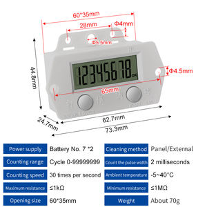YHKJ Sayıcı Elektronik Numara Göstergeli Otomatik İndüksiyonlu Endüstriyel Sayıcı Sayım Sayacı Manyetik İndüksiyonlu Delik Sayacı - Product Image 2