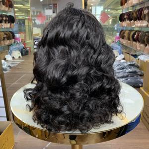 Perruques en cheveux humains ondulés transparents 13x4 avec dentelle frontale, vente en gros, 100% cheveux naturels, fournisseurs - Product Image 4