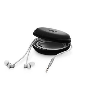 Écouteurs métallisés (microphone, prise jack 3,5 mm, aluminium, plastique recyclé) - Product Image 5