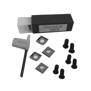 Insertos de cuchillo de carburo de forma cuadrada para herramientas de torneado 14x14x2,0-30 - Product Image 4