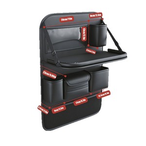 Factory Leather Car Backseat Organizers Car <strong>Seat</strong> <strong>Storage</strong> Organizer with Protector Car <strong>Seat</strong> Organizer for Back <strong>Seat</strong> - Product Image 1