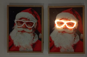 Impression lumineuse néon pour Noël, art mural LED, impression LED Père Noël, rennes, cloche <span class=keywords><strong>de</strong></span> Noël, encadrement pour décoration - Product Image 4