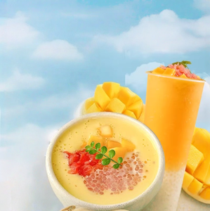 ผงเครื่องดื่มมะม่วงส้มโอ<span class=keywords><strong>สาคู</strong></span>สำเร็จรูป บรรจุภัณฑ์เชิงพาณิชย์ 1 กก. สำหรับร้านชานมไข่มุกและร้านขนมหวาน - Product Image 3