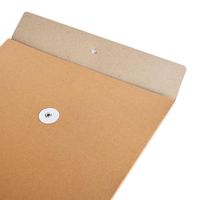 Pochette de classement en papier kraft, porte-documents, dossier de rapport, pochette de rangement vierge A4 pour bureau, modèle Chine 01