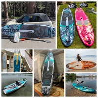 Planche de sauvetage gonflable sur mesure à prix d'usine, planche de paddle gonflable professionnelle SUP, planche de surf