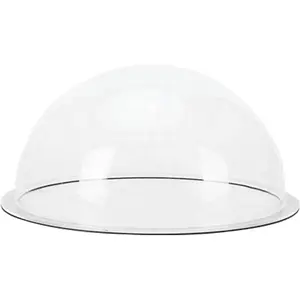 Tùy chỉnh Acrylic dome/rõ ràng Acrylic Dome với mặt bích bán cầu