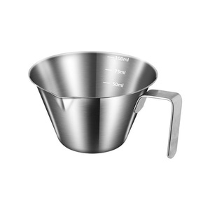 304 Stainless Steel Coffee Measuring <b>Cup</b> 100ml Cone Shape Reusable <b>Espresso</b> Tool - Product Image 2