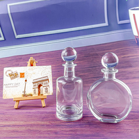 Bouteille diffuseur de parfum en verre transparent 150 ml, flacon vide d'aromathérapie, pot d'emballage de luxe pour diffuseur