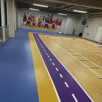 Revêtement de sol sportif en PVC résistant à l'usure Runsure, garantie 10 ans pour la rénovation des anciennes surfaces de jeux, spécial Philippines