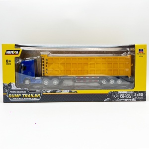 รถบรรทุกของเล่นแบบจำลองกึ่งโลหะผสม รุ่น SJY-1731 ขนาด 1:50 ของเล่นรถดั๊มพ์โลหะหล่อขึ้นรูป รถบรรทุกของเล่นวิศวกรรม - Product Image 6