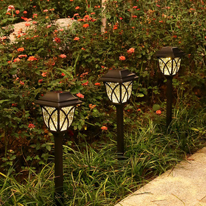 Solaire Extérieur Maison Décoratif <span class=keywords><strong>Jardin</strong></span> Lampe Étanche Carré <span class=keywords><strong>En</strong></span> Plastique Sol Lumière Ombre Lampe pour Pelouse Herbe Disposition Maison <span class=keywords><strong>Jardin</strong></span> - Product Image 5