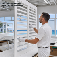 Fabricant de volets de fenêtre sur mesure OEM ODM, vente en gros d'usine pour les particuliers, l'hôtellerie et les acheteurs de projets