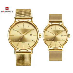 Teenage Fashion Watches for Luxury Brand Steel Watchband Calendar Males Waterproof Quartz Clock
