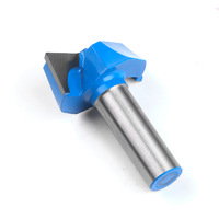 1/4 1/2 pouces tige carbure bois fond nettoyage routeur bits plaining cutter pour bois tondeuse gravure CNC fraisage