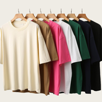 T-shirt Homme Personnalisé en Coton Tricoté Épais 230g 100% Coton, Écologique, Respirant, à Épaules Tombantes, Impression Numérique