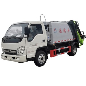 Petit <span class=keywords><strong>camion</strong></span> à ordures 5CBM Foton 4*2 <span class=keywords><strong>poubelle</strong></span> chargement arrière et compression <span class=keywords><strong>camion</strong></span> de gestion des déchets - Product Image 1