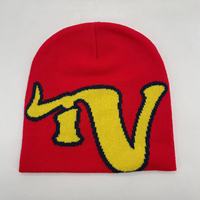 Unisex wintermuts op maat, acryl, vele kleuren, warme beanie voor buiten, aangepast logo, cartoonfiguur, fruit