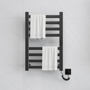 Toallero Eléctrico Moderno con Calefacción y Secado por Temperatura, Impermeable, Negro, para Baño y Hotel - Product Image 5