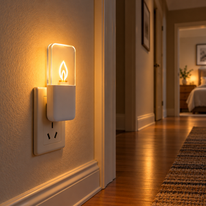Lampes de nuit LED à capteur de lumière, directement de l'usine, 3 niveaux de luminosité, économie d'énergie, à brancher, pour chambre, salle de bain, couloir - Product Image 1