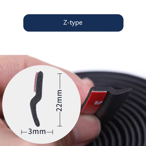 Busa pelindung pintu mobil, perekat diri bentuk B Epdm hiasan tepi pintu mobil dengan 3m pita sandaran pelindung segel karet - Product Image 5