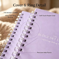 Carnet de planification personnalisé 2026-2027 – Couverture rigide A4/A5, reliure spirale YO, carnet de budget en papier
