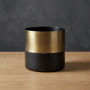 Jarrón de Metal dorado para flores secas, macetas - Product Image 3