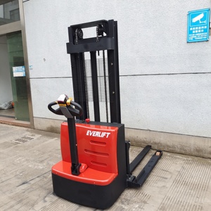 Vente chaude EVERLIFT 2TON <span class=keywords><strong>3M</strong></span> chariot élévateur électrique gerbeur élévateur électrique palette à cheval empileur pompe moteur roulement entrepôt - Product Image 6