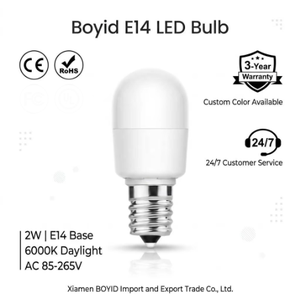 Lampadina <span class=keywords><strong>LED</strong></span> Boyid E14 2W 6000K Luce Diurna <span class=keywords><strong>Non</strong></span> Dimmerabile per Illuminazione di Casa, Cucina e Frigorifero - Product Image 1